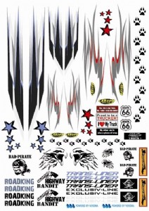 VEROMA 1/14 裝飾用貼紙/自黏性 (20708